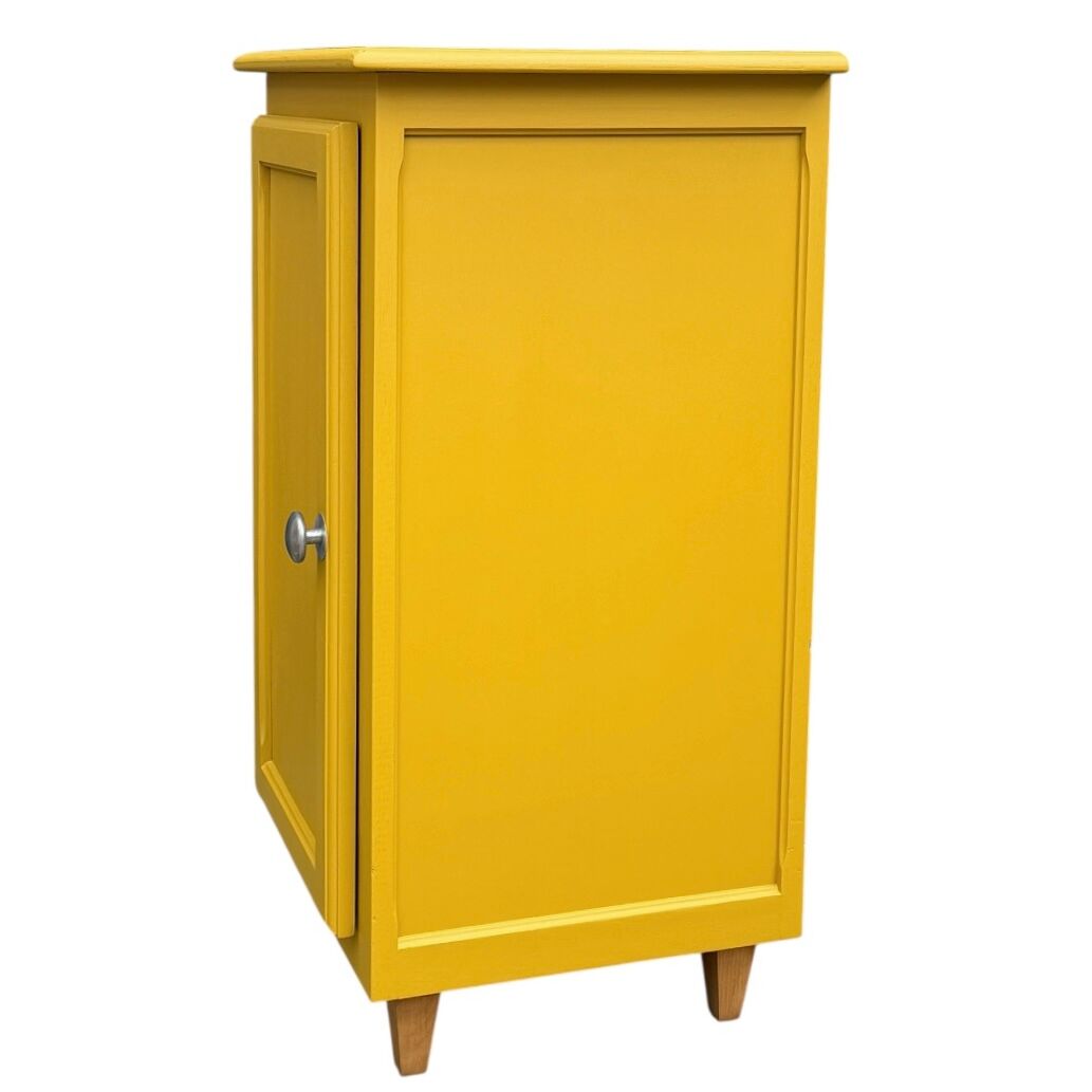 Art Deco yellow ochre Parisian buffet