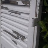 Shutters 4 leaves H148xW245cm (2) antique oak louvres pair 2