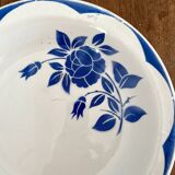 Corsica floral decoration hollow dish, Digoin Sarreguemines