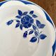 Corsica floral decoration hollow dish, Digoin Sarreguemines