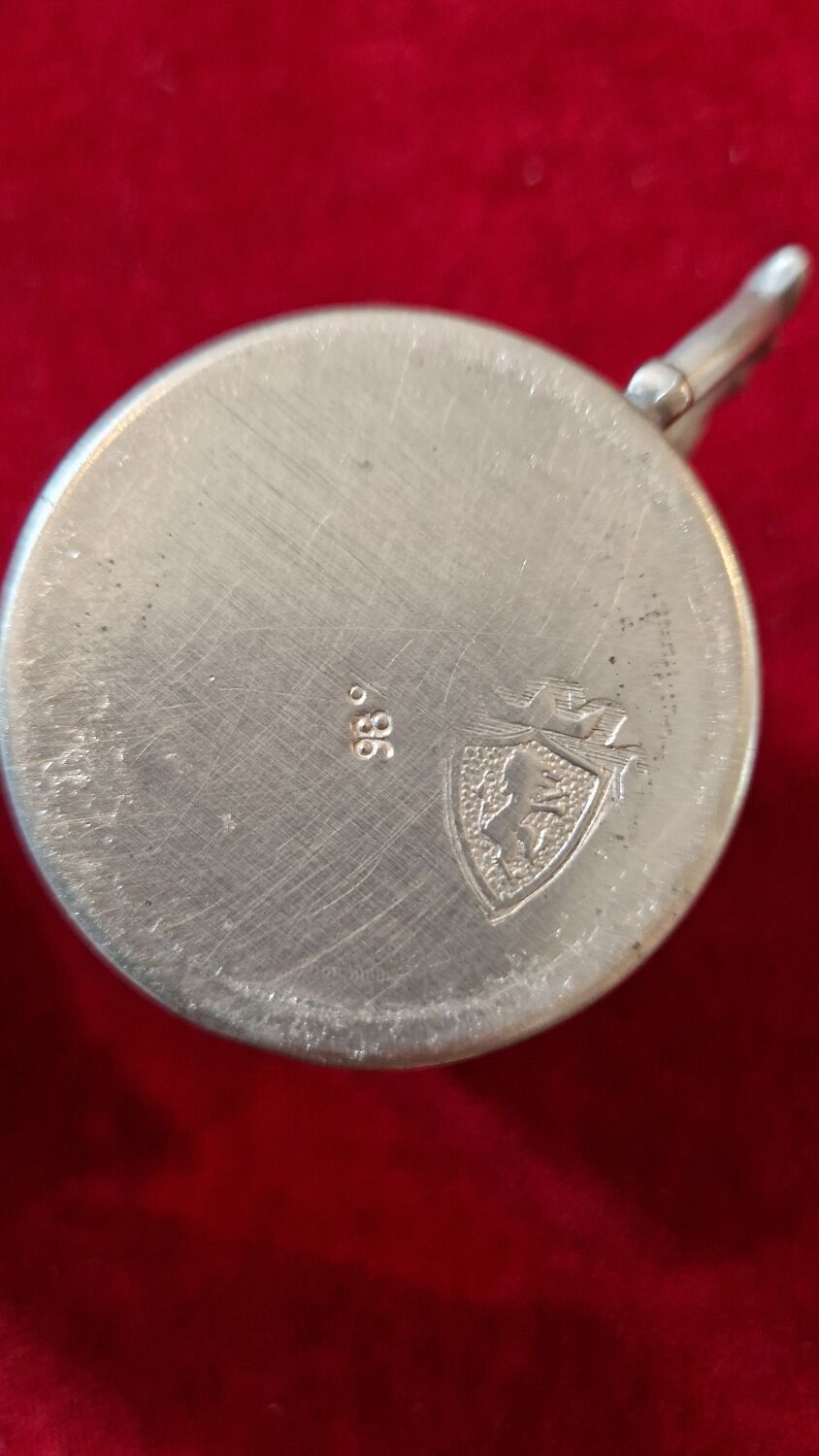 Earthenware and pewter coffee service