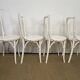 Série de 4 chaises bistrot vintage