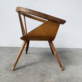 Petite chaise Baumann année 60