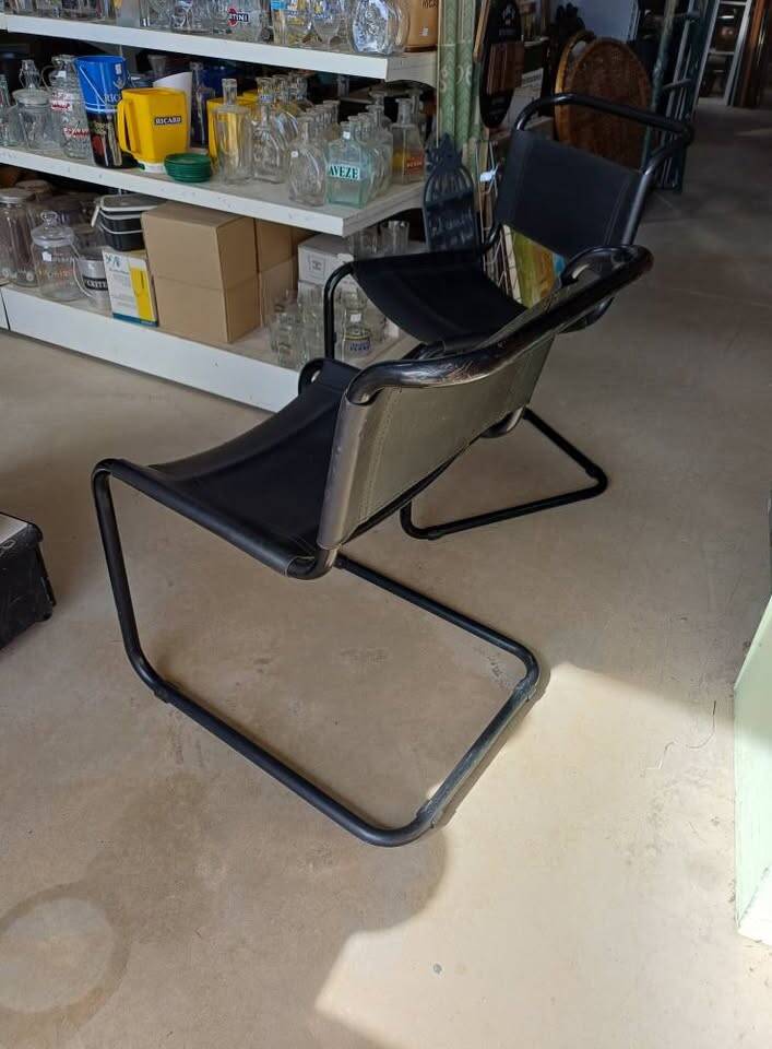 Pair of Bauhaus Thonet S33 chairs