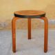 Scandinavian stool by Alvar Aalto for editions Finmar, 30 years
