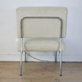 Pair of 60s heaters, steel and wool, France