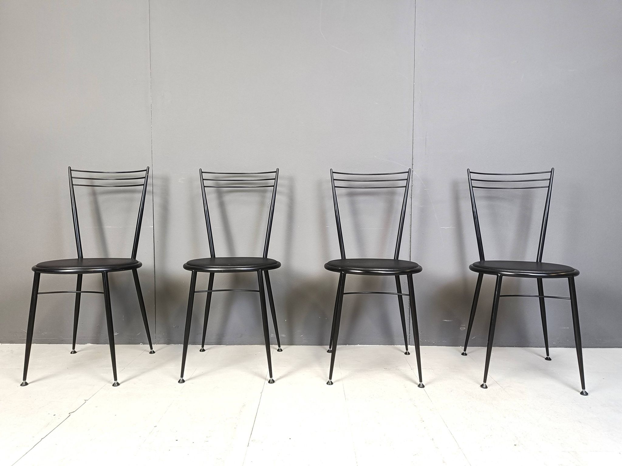 Vintage dining chairs by Calligaris, 1980s