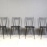 Vintage dining chairs by Calligaris, 1980s