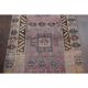 Vintage Turkish Oushak Handmade Wool Cotton Purple Runner Rug 80x260