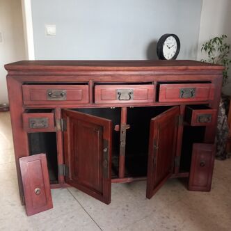 Colonial mahogany buffet/sideboard ("La Maison coloniale")