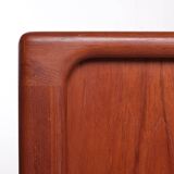 Sideboard with roller shutter doors, Danish, vintage, teak, produced by Dyrlund