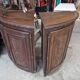 2 Louis XVI style corner cabinets