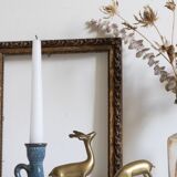 Vintage brass deer and doe