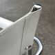 Set of 4 dining chairs in white, S34 Mart Stam/Marcel Breuer style Italy