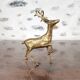 Brass deer figurine