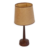 Lampe suedoise en teck de Tranas stilarmatur 1960