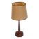 Lampe suedoise en teck de Tranas stilarmatur 1960