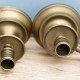 Pair of brass candlesticks