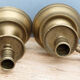 Pair of brass candlesticks