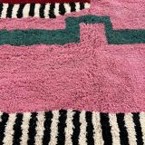 Traditional handwoven Berber rug, size 145 x 255 cm