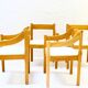 4 dining chairs "Carimate" by Vico Magistretti for Cassina,