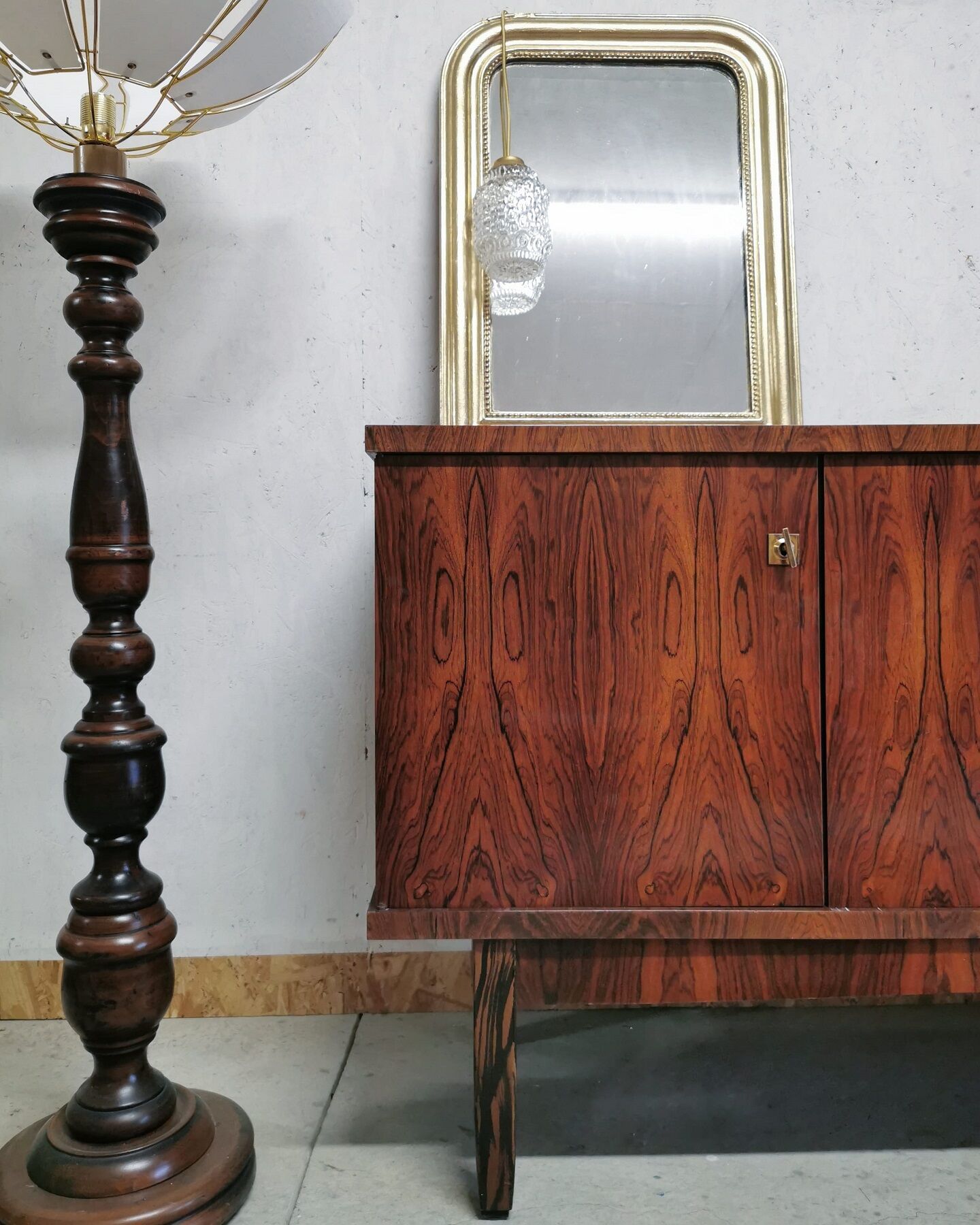 Vintage rosewood sideboard of Rio 1964