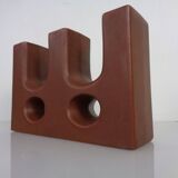 Dutch studio ceramic vase by Marius & Hugo Van Woerden for Vest Keramiek, 1970s