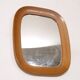 Miroir scandinave en bois 1960