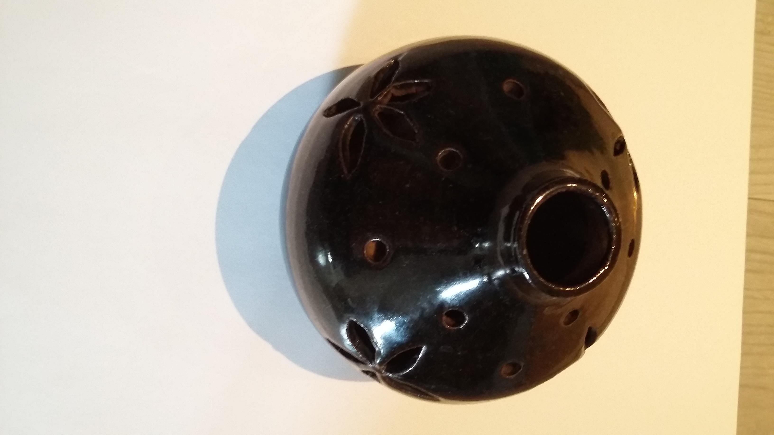 Black candleholder