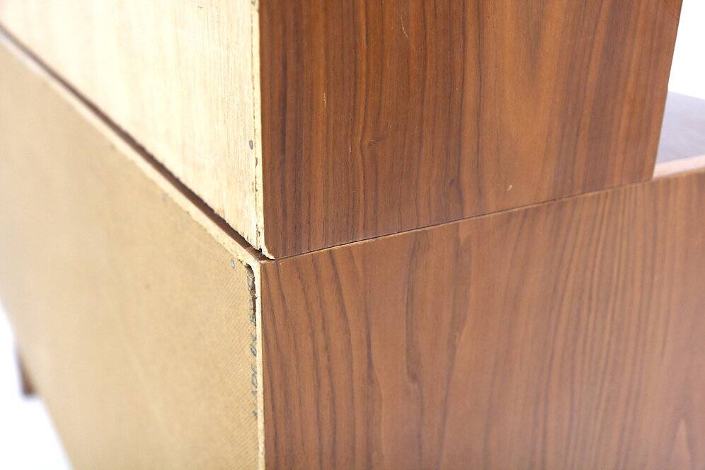 Scandinavian walnut secretary desk, Sweden, 1960