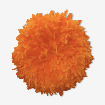 Juju hat Orange bohemian feathers