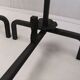 Bronze cast iron firewood fireplace accessory andier spit grill