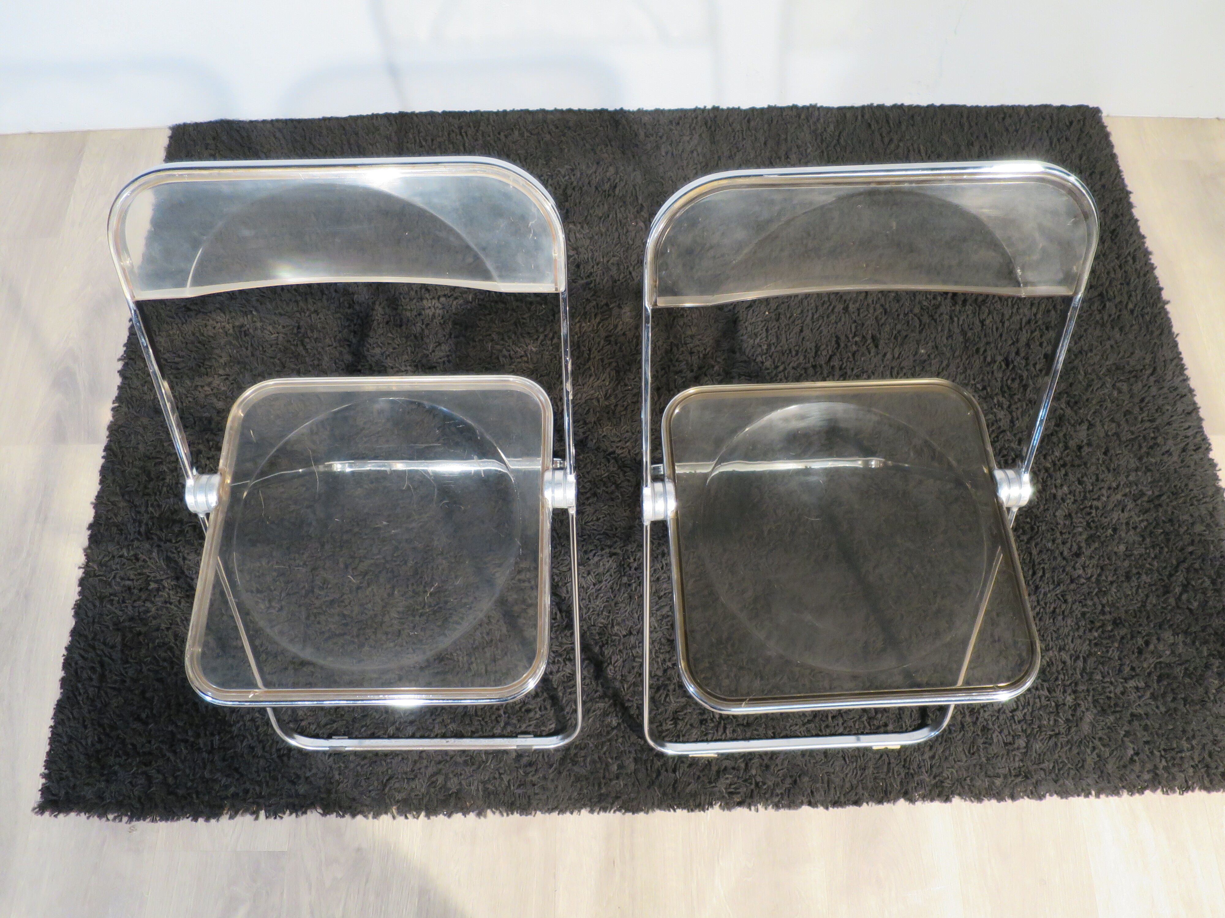 Pair of chair Piretti for Castelli 1970