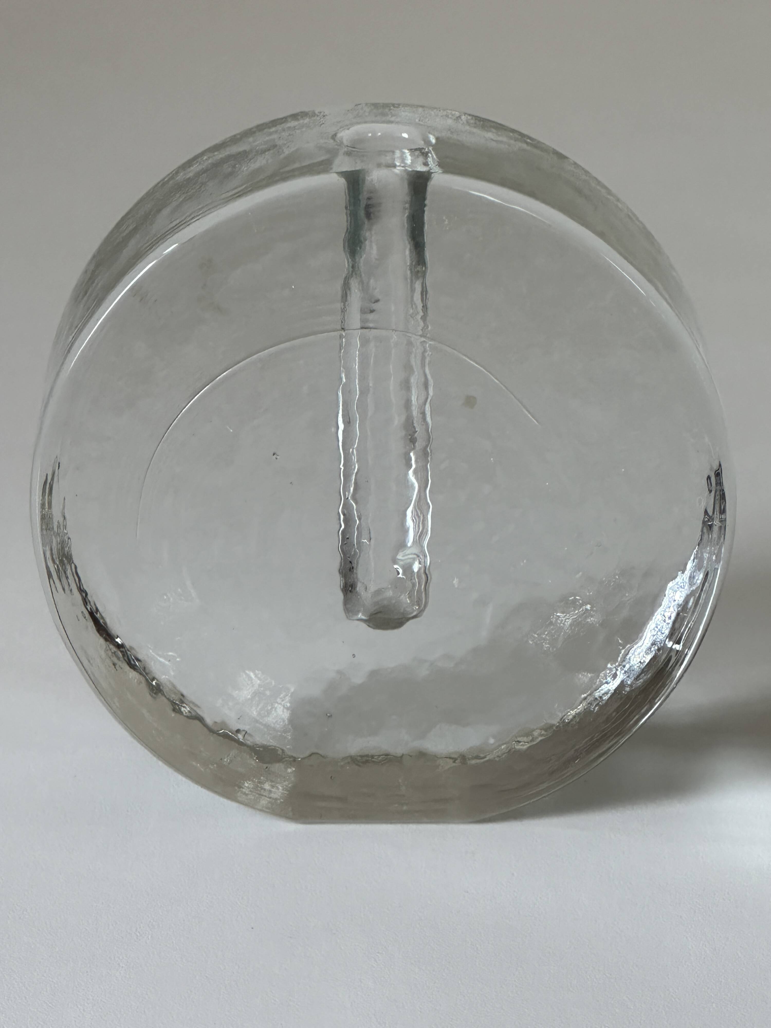 Walter glass vintage soliflore vase from the 70s