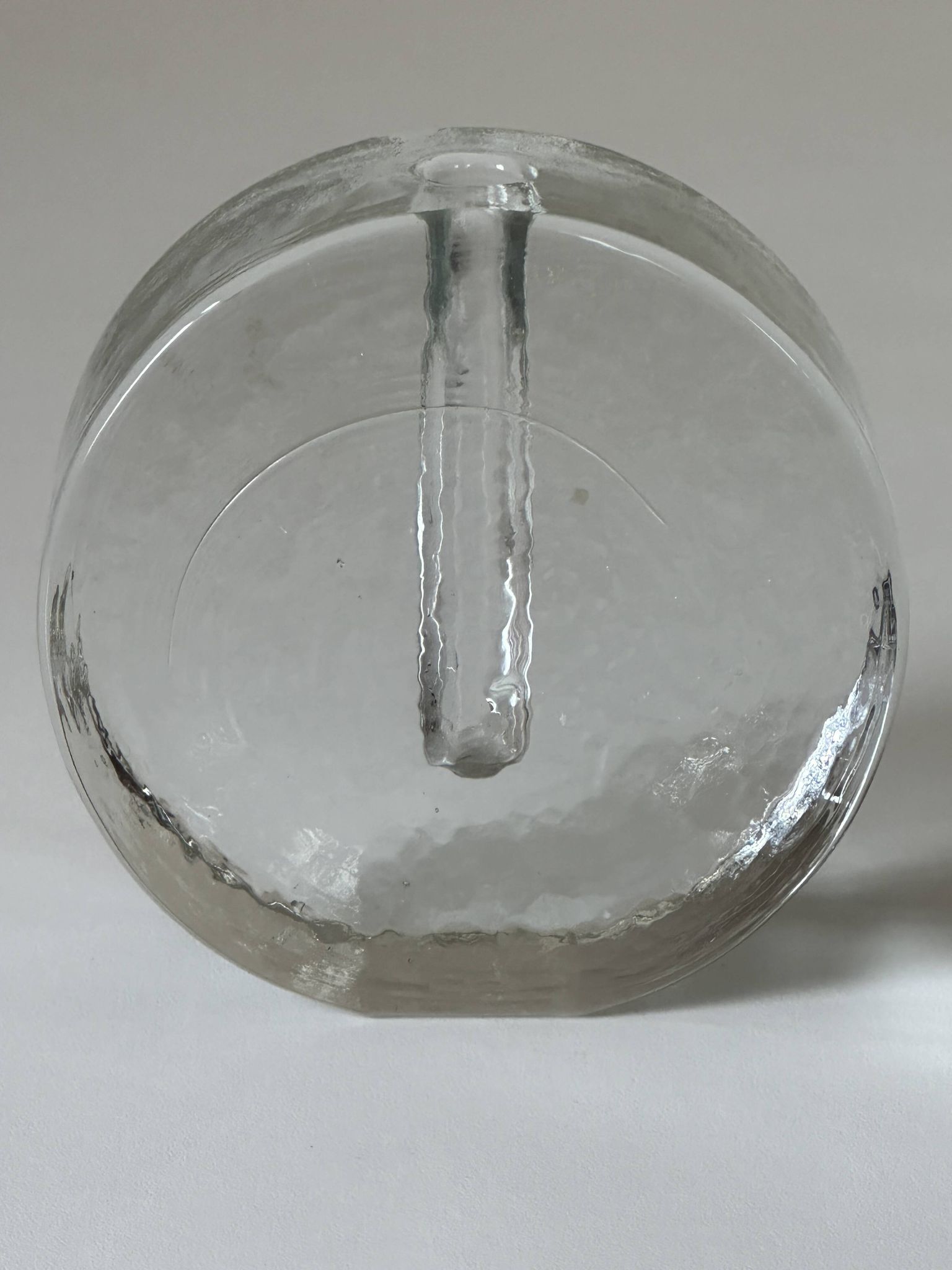 Walter glass vintage soliflore vase from the 70s