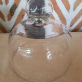 Glass bell and dish