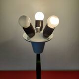 Lumi industrial metal lamp base - three lights - 1970s - Italy