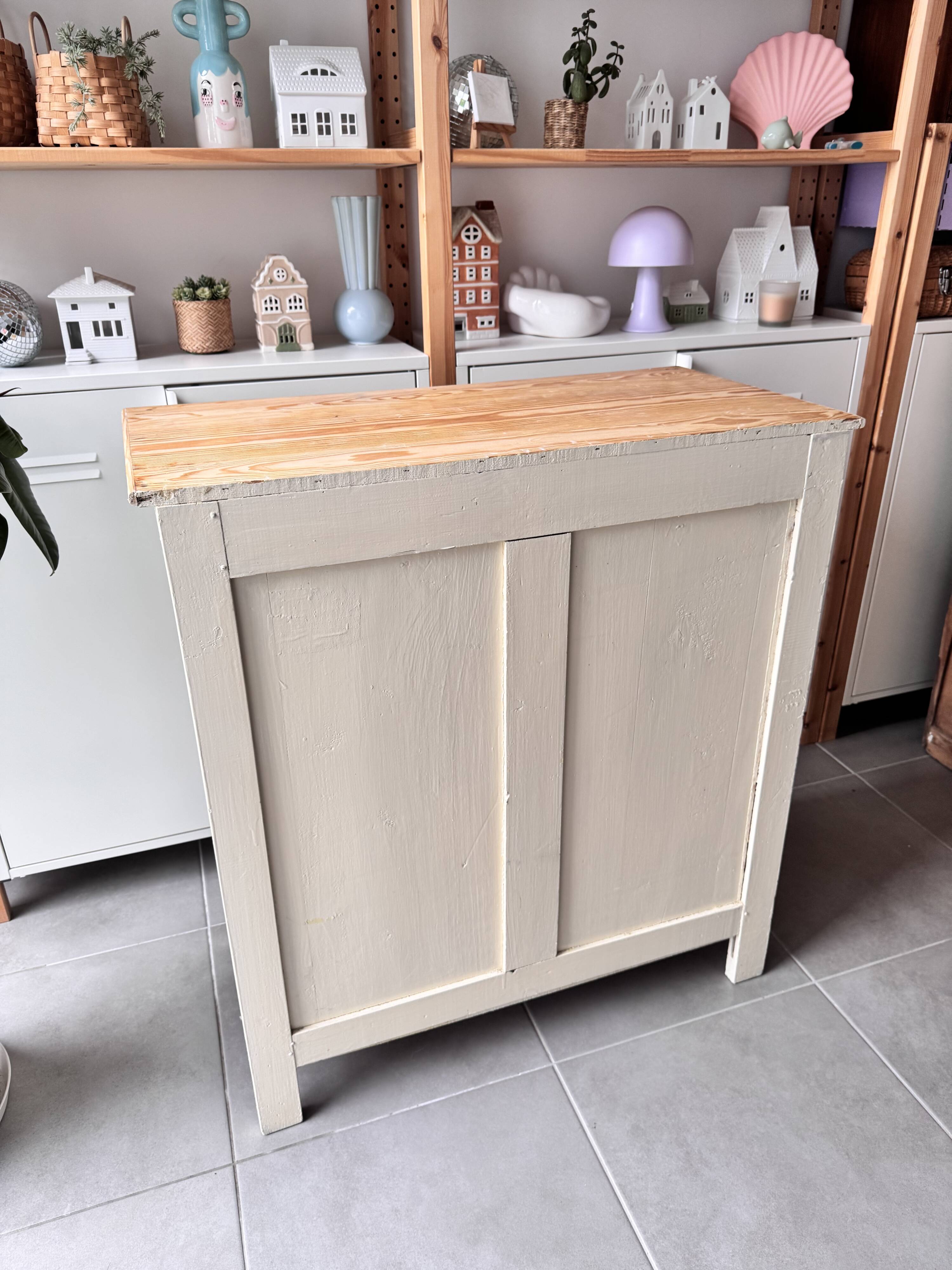 Parisian buffet, antique storage furniture, vintage wooden cupboard