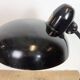 Lampe de table industrielle Bauhaus noire d'Escolux, années 1930