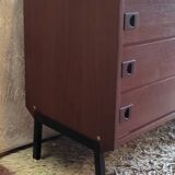 Enfilade moderniste en teck par René-Jean Caillette - années 50/60