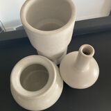 Serie 3 vintage ceramic vases