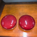 Pair of Sarreguemines candy box