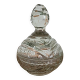 Chiseled crystal candy box