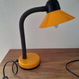 Lampe de bureau jaune orangé et noir Made in France
