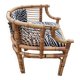 Pair of Mid Century armchairs, horseshoe shape, Italy 1950s.
