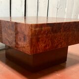 Elm magnifying glass coffee table