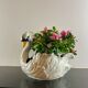 Swan ceramic planter from Bassano, Italy, circa 1970