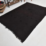 Polka Dot Vintage Hemp Rug 246x167cm