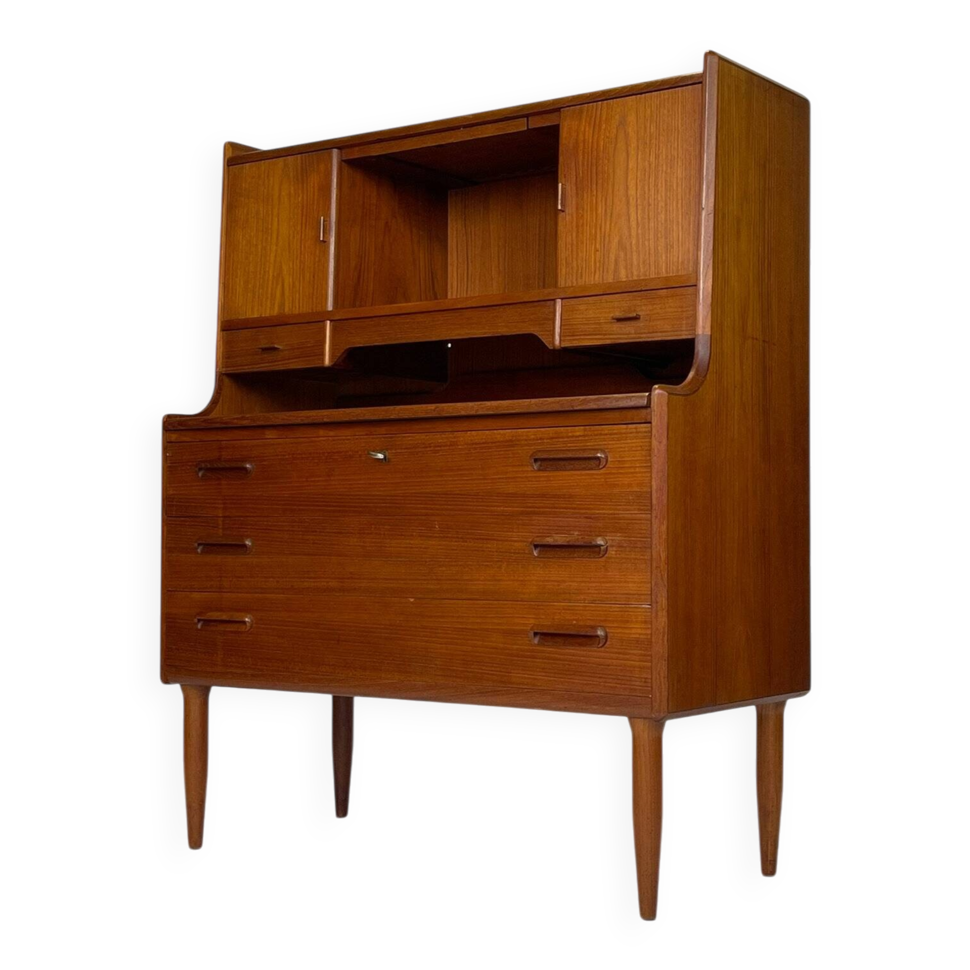 Teak grand secretary from the 1960s.