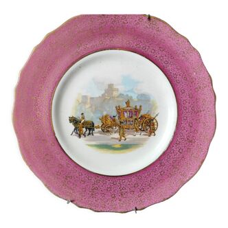 Flat plate good china regency caleche /chateau royal couple